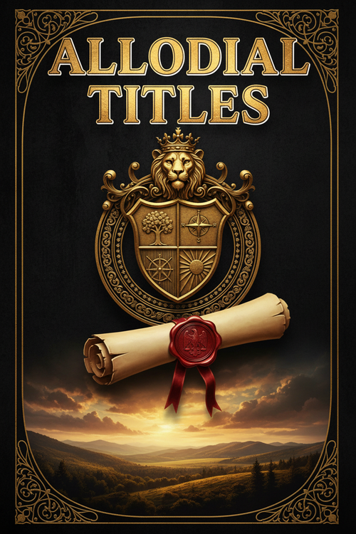 ALLODIAL TITLES ebook cover