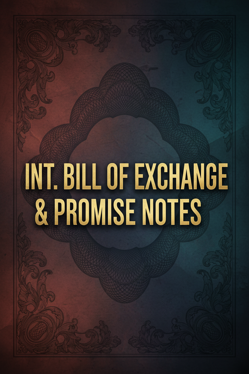 U.N. INT. BILL OF EXCHANGE & PROMISSORY NOTES