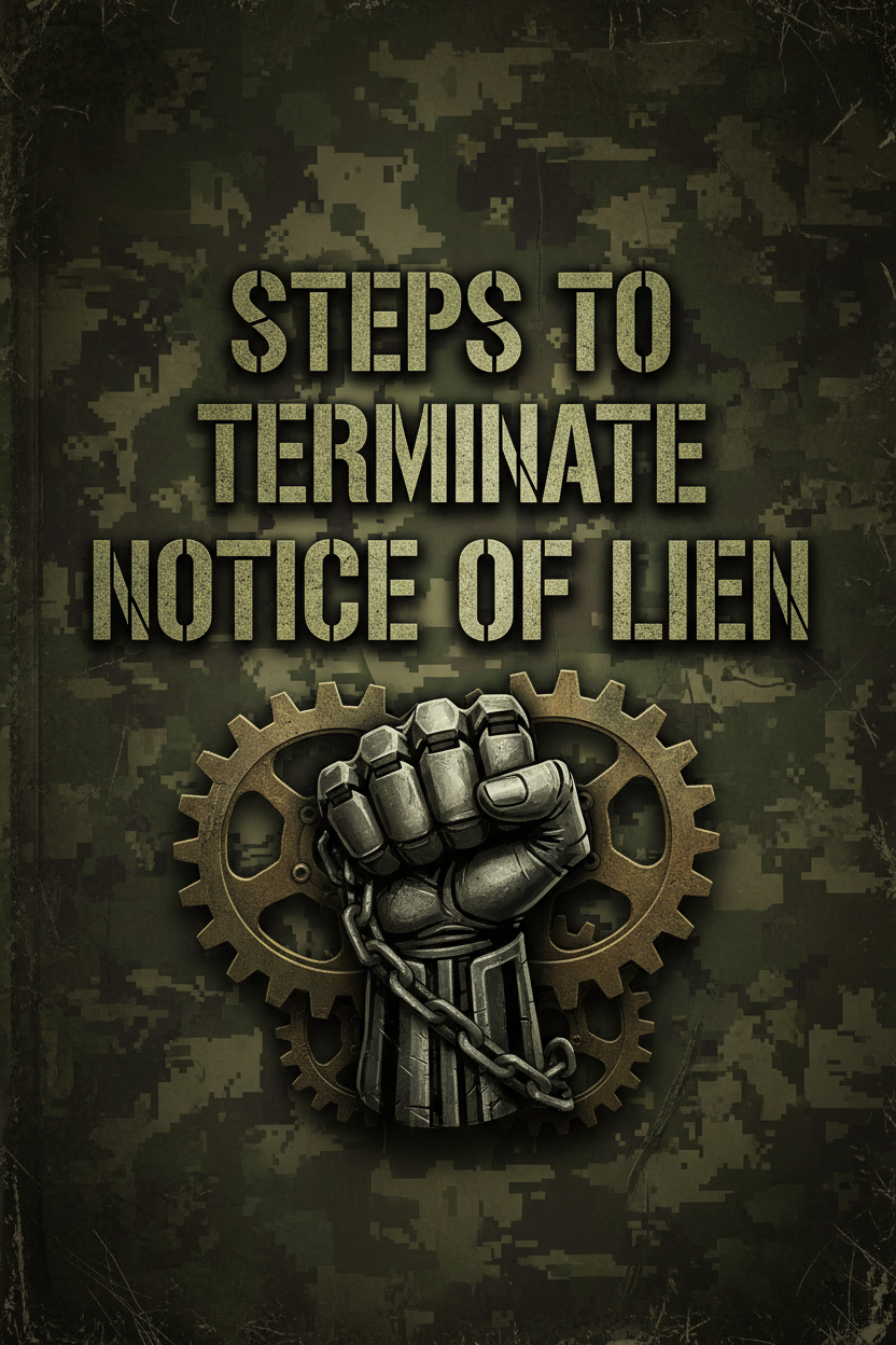 STEPS TO TERMINATE NOTICE OF LIEN