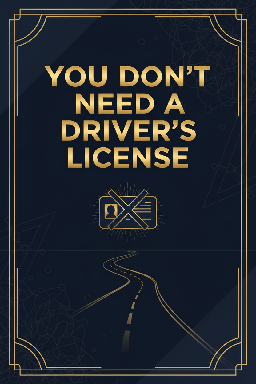 YOU DONT NEED A DRIVERS LICENSE